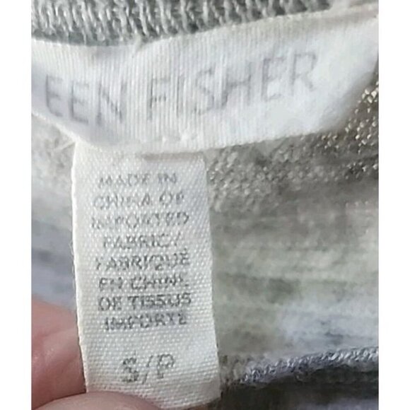 Eileen Fisher Asymmetric Tank Top Tunic Shirt Small Stretch Sleeveless $109 CR50 - Picture 2 of 5